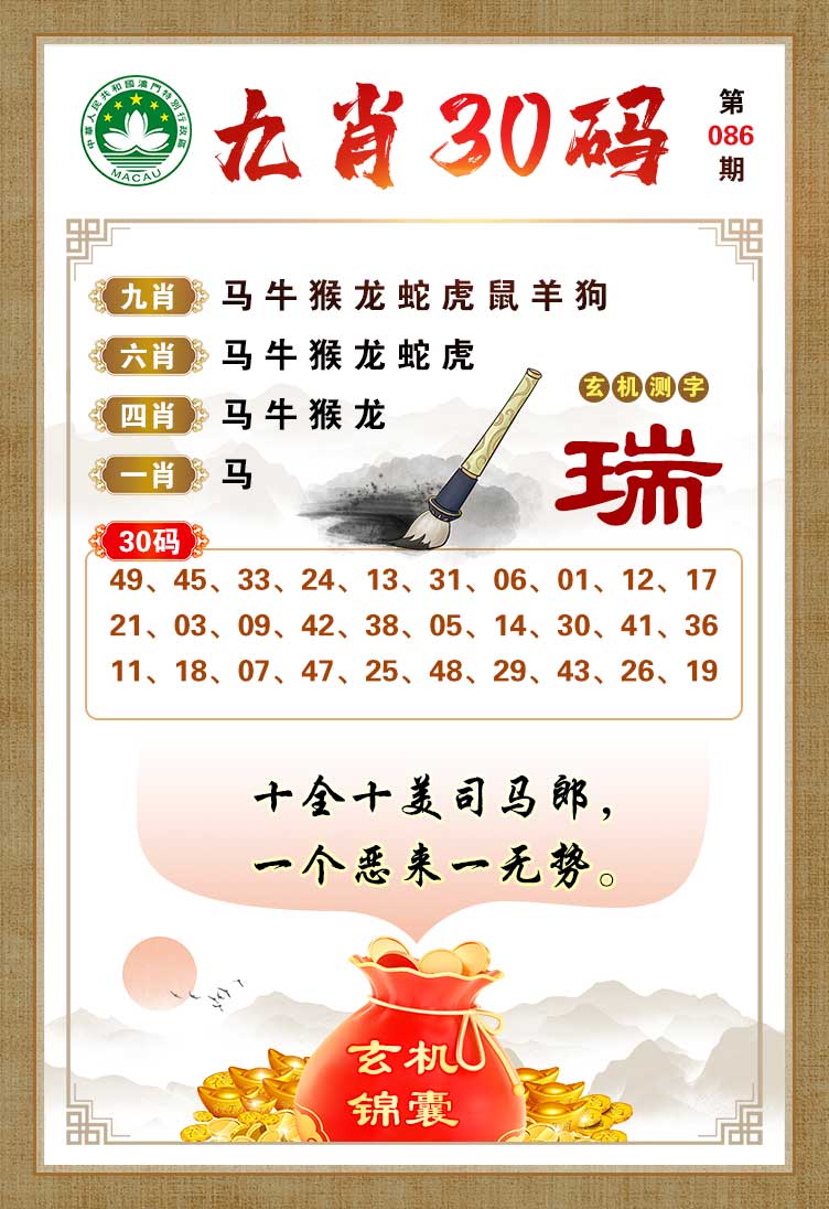 086期九肖30码[图]