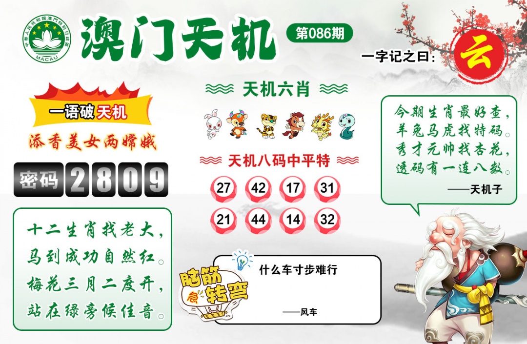 086期澳门天机[图]